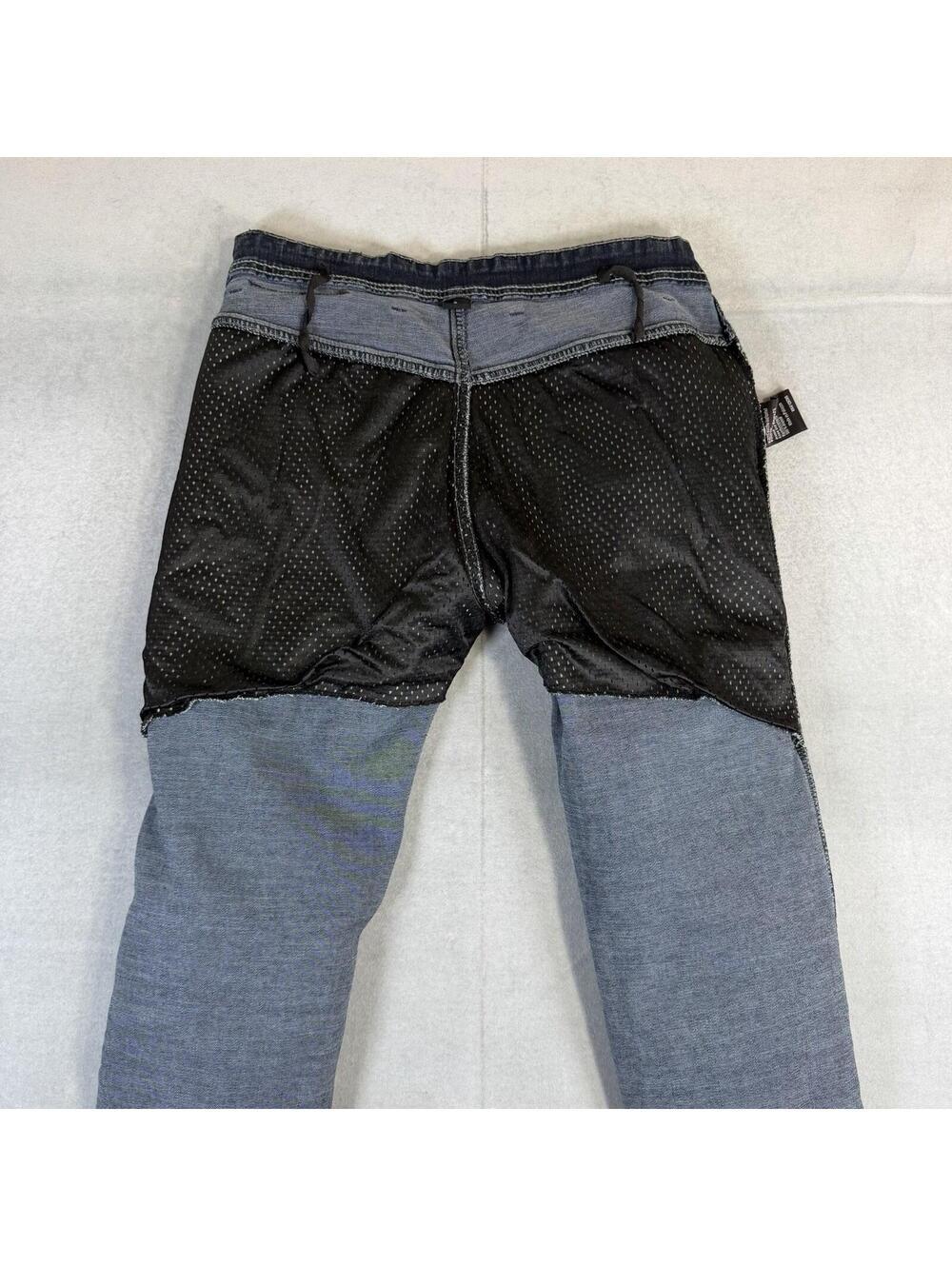 Street & Steel Oakland Jeans Womens 8 Blue Biker Riding Denim With Knee Pad - Picture 6 of 13